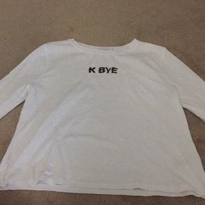 Forever 21 K BYE Top